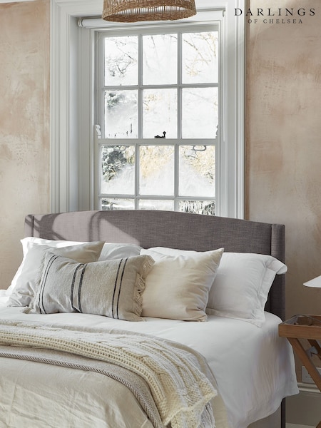 Darlings Of Chelsea Manor House Grey Buckleberry Upholstered Bed (AT9475) | £2,349 - £3,239
