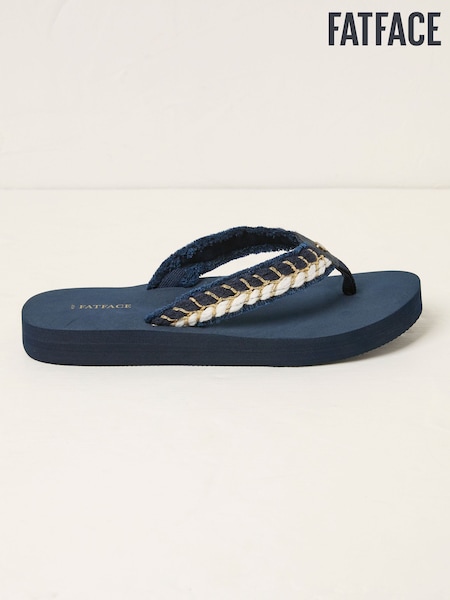 Navy Pentle Flip Flop (AT9582) | £18