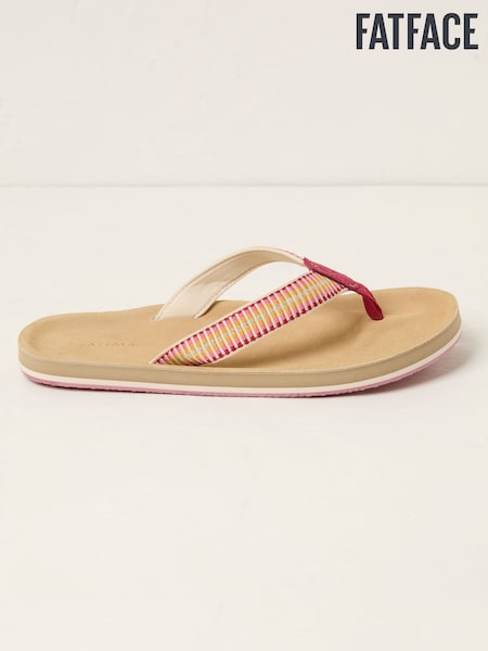 FatFace Somerton Light Pink Flip Flop (AT9590) | £25