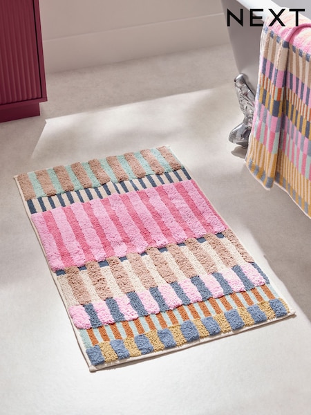 Multi Stripe Bath Mat (AT9974) | £20
