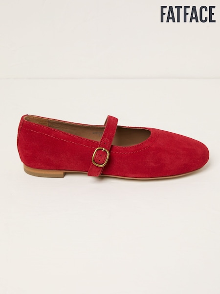 FatFace Mary Jane Red Pumps (AU0413) | £65