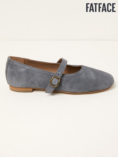 FatFace Mary Jane Blue Pumps (AU0415) | £65