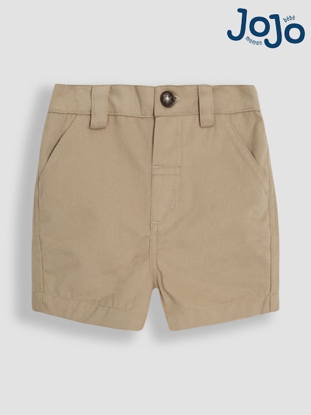 JoJo Maman Bébé Stone Twill Chino Short (AU0632) | £18 - £21