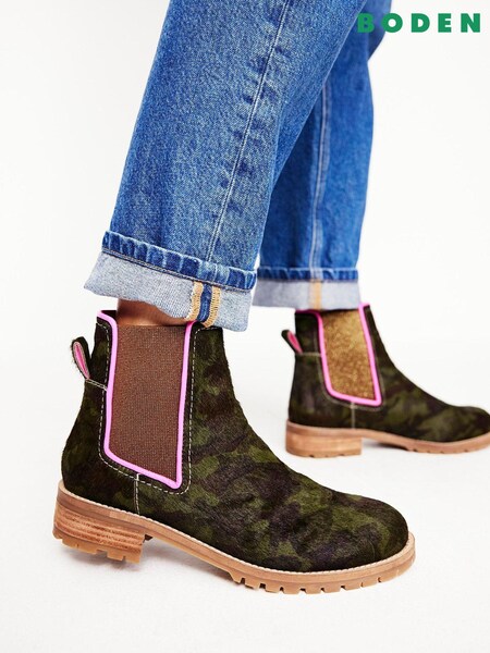 Boden Green Freya Ankle Boots (AU1405) | £160