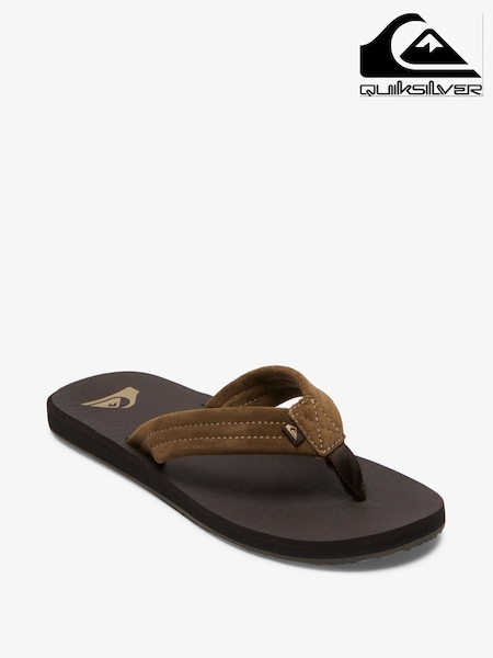 Quiksilver Brown Carver Suede Sandals (AU1628) | £27