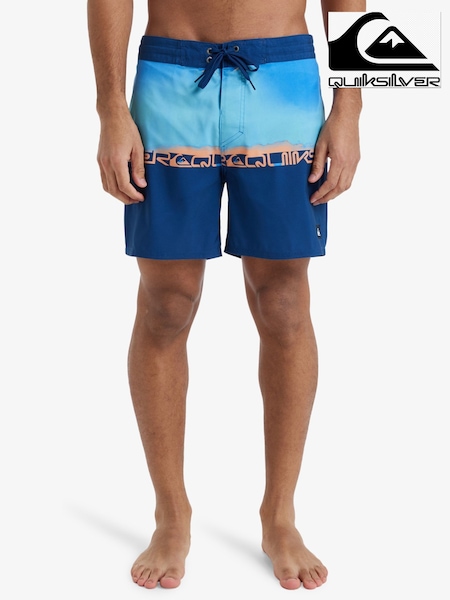 Quiksilver Blue Everyday Half Jam 16 Logo Swim Shorts (AU1643) | £40