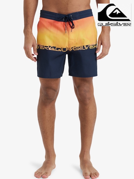 Quiksilver Navy Everyday Half Jam 16 Logo Swim Shorts (AU1653) | £40