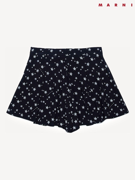 Marni Star Print Black Shorts (AU1691) | £83