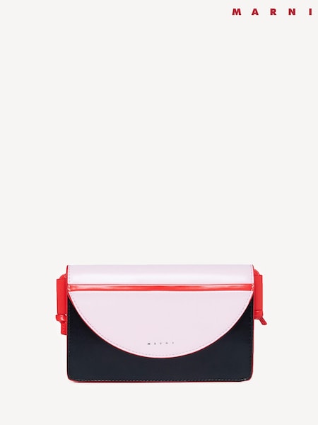 Marni Pink Logo Mini Bag Handbag (AU1699) | £138