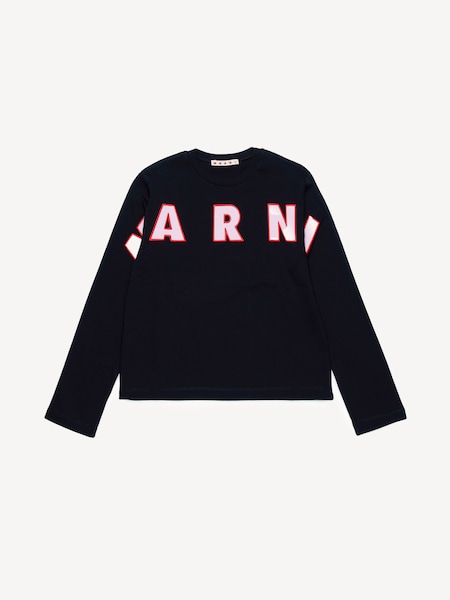 Marni Logo Long Sleeve T-Shirt (AU1702) | £90