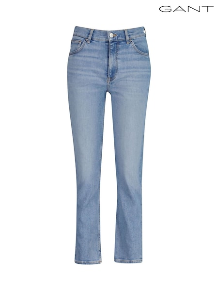 GANT Light Blue Denim Slim-Fit Denim Jeans (AU1811) | £120