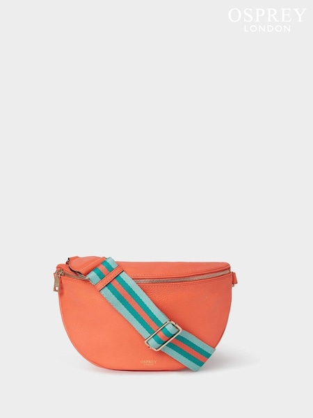 Osprey London Pink The Hendrix Leather Sling Bag (AU2020) | £125