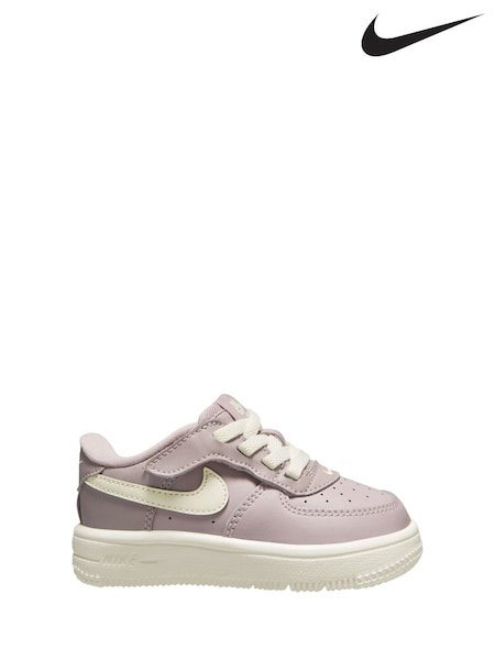 Nike Pink Particle Infant Air Force 1 EasyOn Trainers (AU2345) | £0
