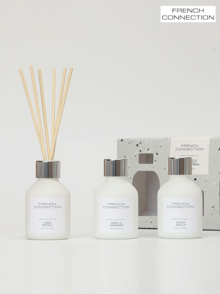 French Connection White Collection Trio of Reed Diffusers 3 X 60ML (AU2527) | £20