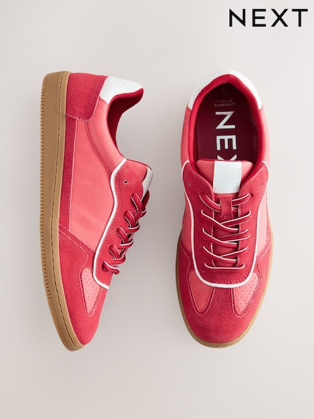 Red Forever Comfort® Slim Lace Up Trainers (AU2775) | £35