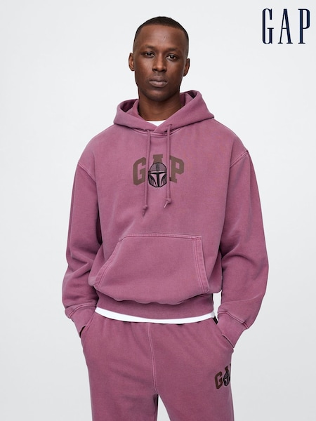Gap Purple Mandalorian Star Wars Heavyweight Hoodie (AU2843) | £95