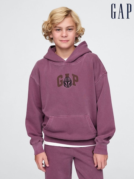Gap Purple Mandalorian Star Wars Vintage Hoodie (4-13yrs) (AU2927) | £40