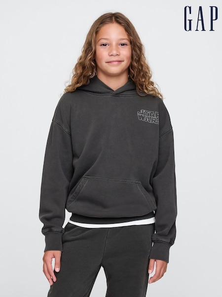 Gap Black Darth Vader Star Wars Vintage Hoodie (4-13yrs) (AU2943) | £40