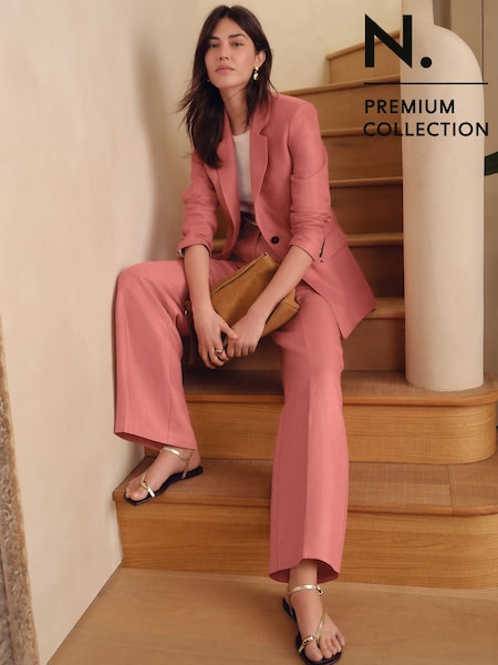 Pink N Premium 100% Linen Blazer (AU2960) | £110