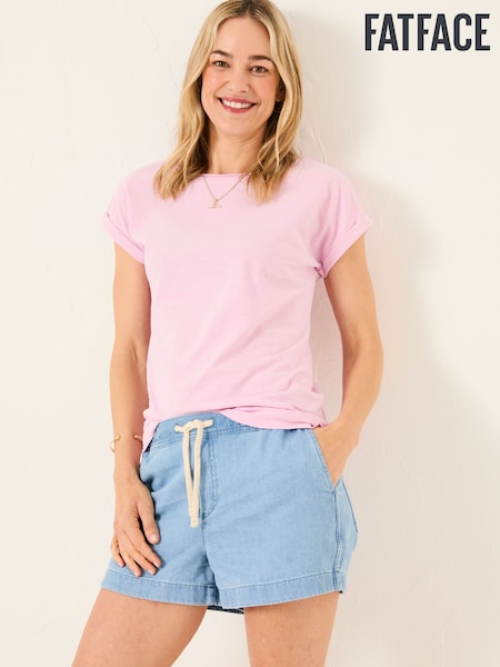 FatFace Ivy Light Pink T-Shirt (AU3793) | £25