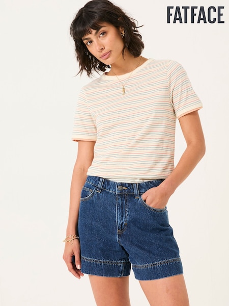 FatFace Maddie Multi Short Sleeve Stripe T Shirt (AU3902) | £29.50