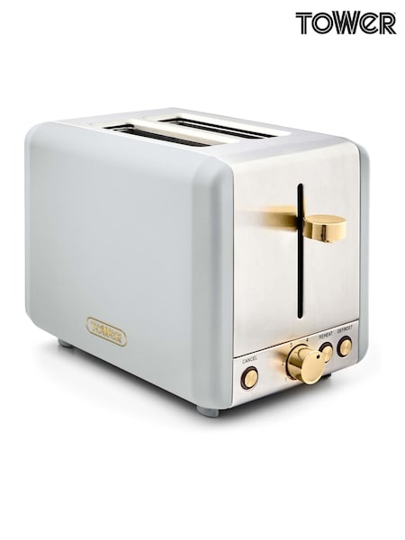 Tower White Cavaletto 2 Slice Toaster (AU3987) | £35