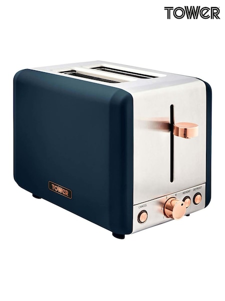 Tower Blue Cavaletto 2 Slice Toaster (AU3991) | £35