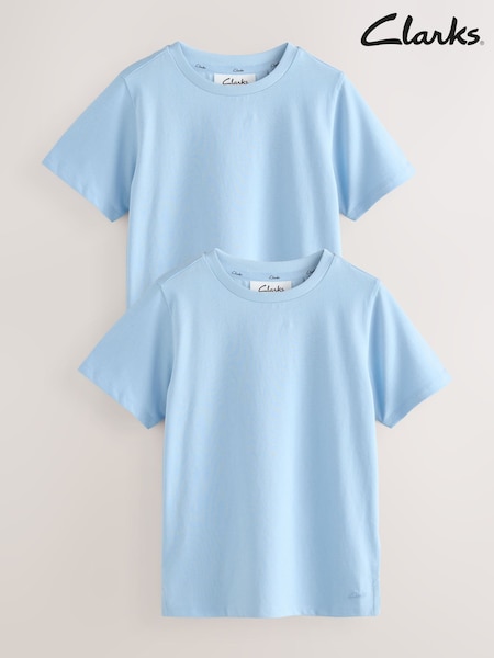 Clarks Blue T-Shirts 2 Pack (AU4067) | £10 - £17