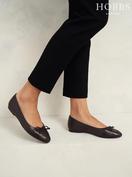Hobbs Black Priya Ballerinas (AU4353) | £99