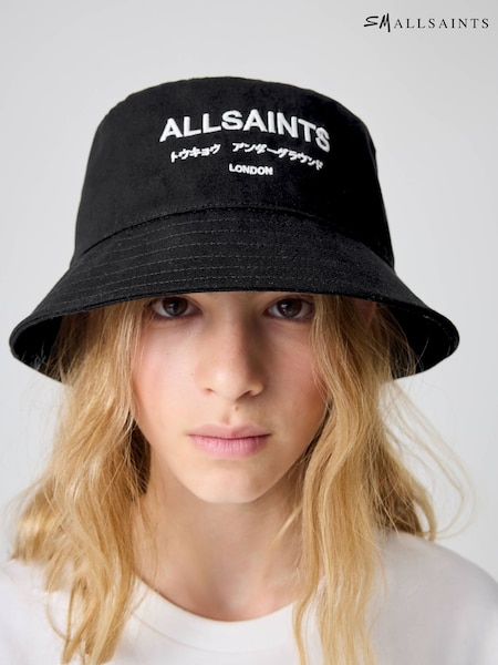 smALLSAINTS Black Underground Bucket Hat (AU4368) | £18