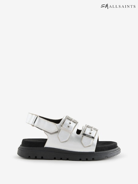 smALLSAINTS Metallic Silver Sandals (AU4392) | £48 - £52