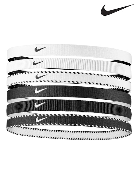 Nike White Flex Classic Headbands 6 Pack (AU4679) | £12