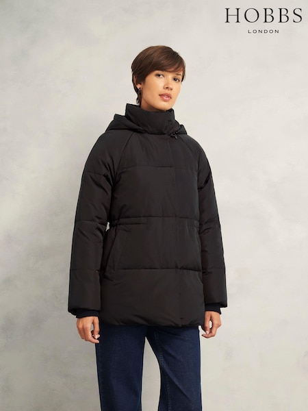 Hobbs Black Cara Puffer Jacket (AU4913) | £189