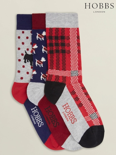 Hobbs Black Westie Dog Socks Set (AU4919) | £25