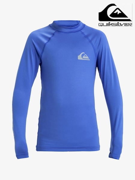 Quiksilver Blue Everyday UPF50 Long Sleeve Rash Vest (AU4999) | £27