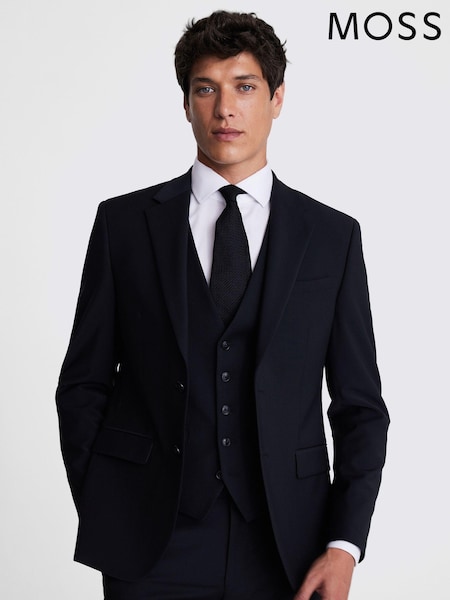 MOSS Black Slim Fit Jacket (AU5230) | £219