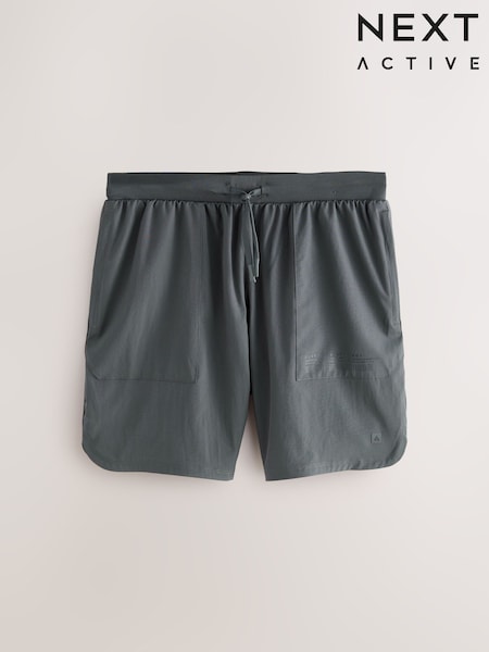Slate Grey Active Cargo Gym Training Shorts (AU5313) | £30