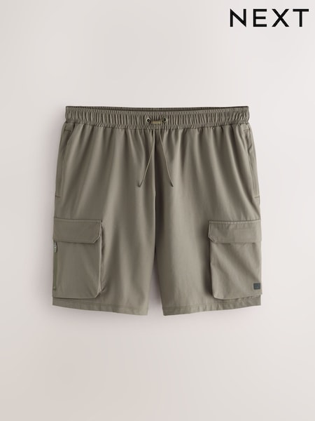 Neutral Stone Active Cargo Gym Training Shorts (AU5314) | £35