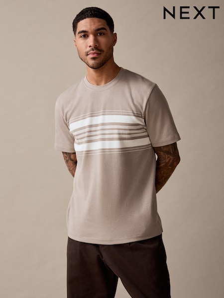 Neutral 100% Cotton Smart Colour Block T-Shirt (AU5511) | £25