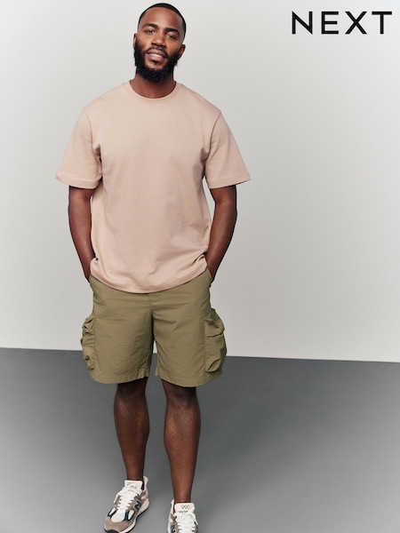 Stone Regular Fit Smart Soft Touch Heavyweight T-Shirt (AU5641) | £16