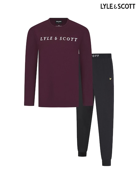 Lyle & Scott Red Guy Loungewear Set (AU6037) | £55