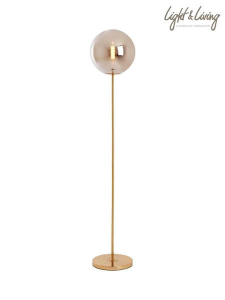 Light & Living Grey Medina Floor Lamp (AU6183) | £198