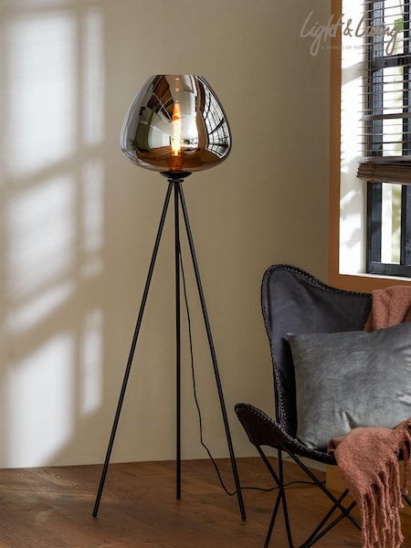 Light & Living Grey Mayson Tripod Floor Lamp (AU6184) | £342