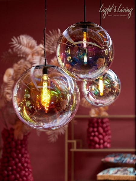 Light & Living Multicolour Medina Pendant Ceiling Light (AU6208) | £246