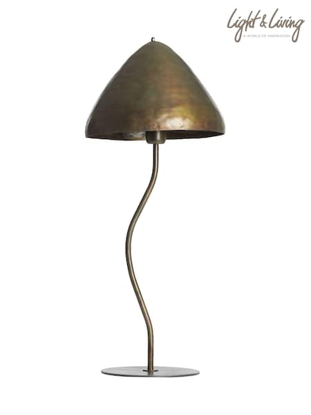 Light & Living Brown Elimo Table Lamp (AU6210) | £114