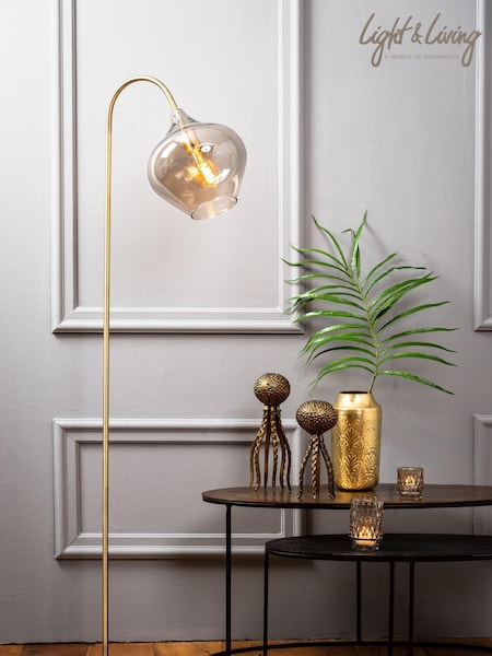 Light & Living Bronze Rakel Floor Lamp (AU6220) | £204