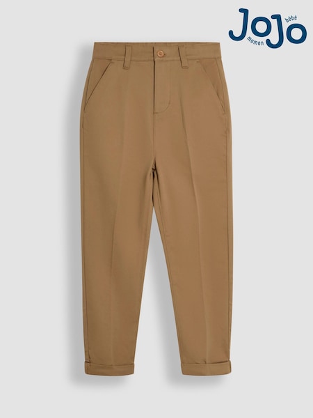 JoJo Maman Bébé Tan Brown Smart Chino (AU6326) | £23 - £24