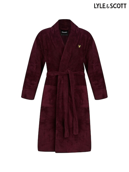 Lyle & Scott Red Lucas Bathrobe (AU6335) | £67.50