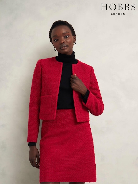 Hobbs Red Rosa Jacket (AU6356) | £199
