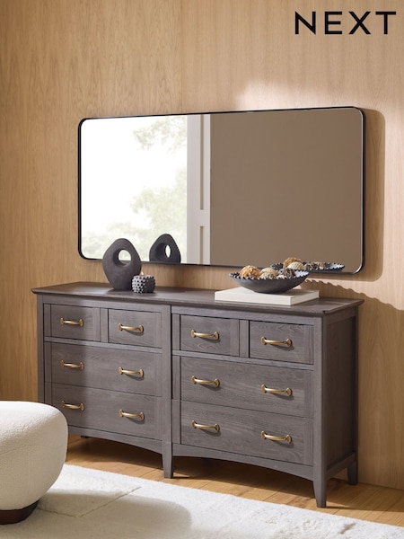 Black Rectangle Full Length Mirror (AU6421) | £150
